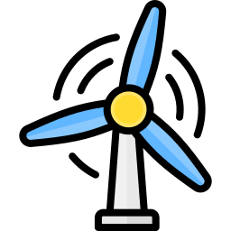 Wind energy icon