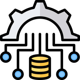 gestión de base de datos icono