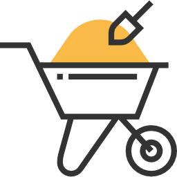 Wheelbarrow icon