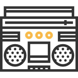 Radio cassette icon