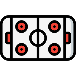 arena de hockey icono