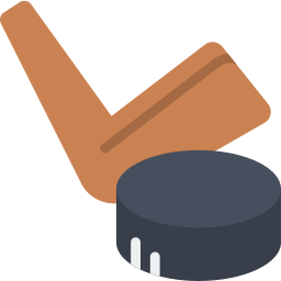 Hockey sticks icon