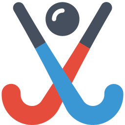 Hockey sticks icon