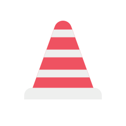 Traffic cone icon