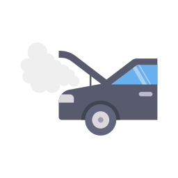 Broken car icon