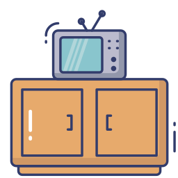 Tv table icon