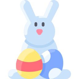 conejo de pascua icono