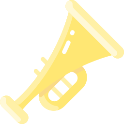 Trumpet instrument icon