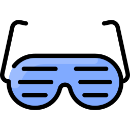 Party glasses icon