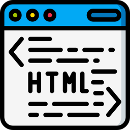 html 코드 icon