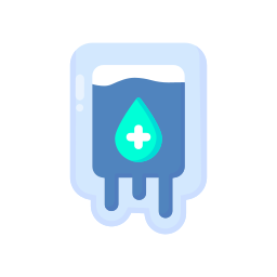 Blood bag icon