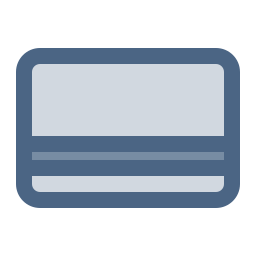 carta di debito icona