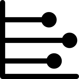 gráfico de linea icono
