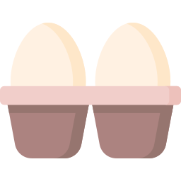 Коробка для яиц иконка