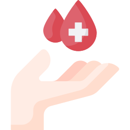 Blood donation icon