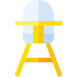 Baby chair icon