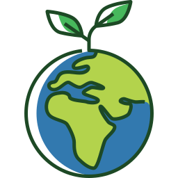Green earth icon