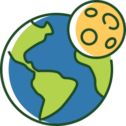 Planet earth icon