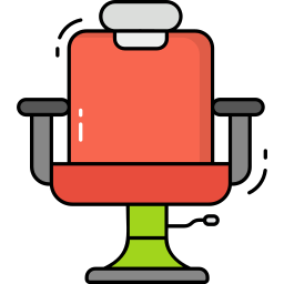 Barber chair icon