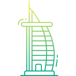 burj arabe Icône