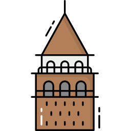 Galata tower icon