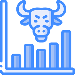 Bull market icon