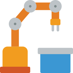 Robot arm icon