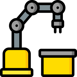 bras de robot Icône