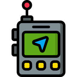 Satellite navigator icon