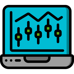 application bourse Icône