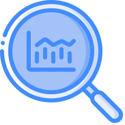 investigación de mercado icono