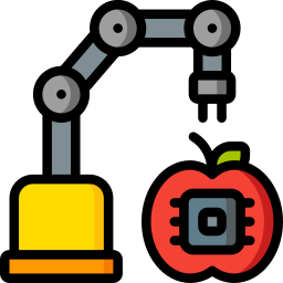 brazo robotico icono