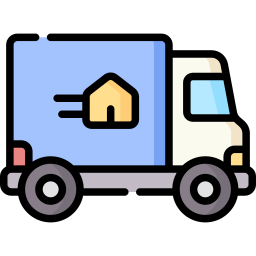 camion de déménagement Icône