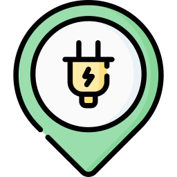 Electric point icon