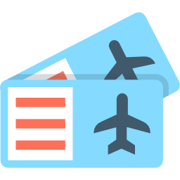 Plane tickets icon