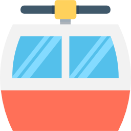 Cable car cabin icon