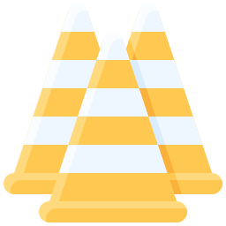 Traffic cone icon