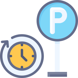 Parking sign icon