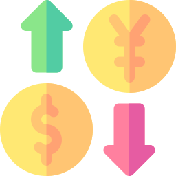 Exchange rate icon