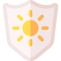 proteção solar Ícone