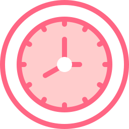 reloj circular icono