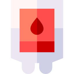 Blood bag icon