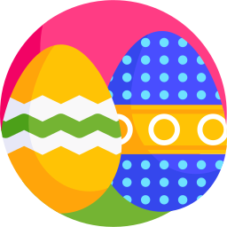 huevos de pascua icono