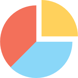 gráfico de pizza Ícone