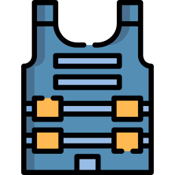 Protector vest icon