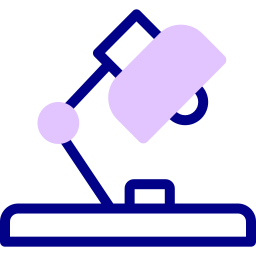 Desk lamp icon