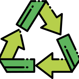 reciclar, señal icono