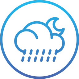 Heavy rain icon