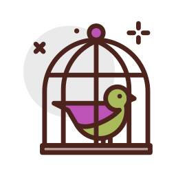 schronisko dla ptaków ikona