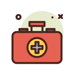 Medical kit icon